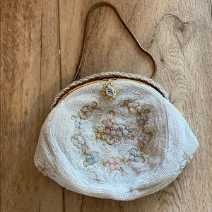 Vintage made in France beaded bag